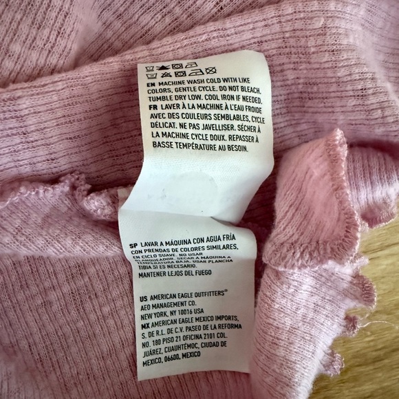 American Eagle Pink Flowy Tank Top ~ Small - Picture 9 of 9
